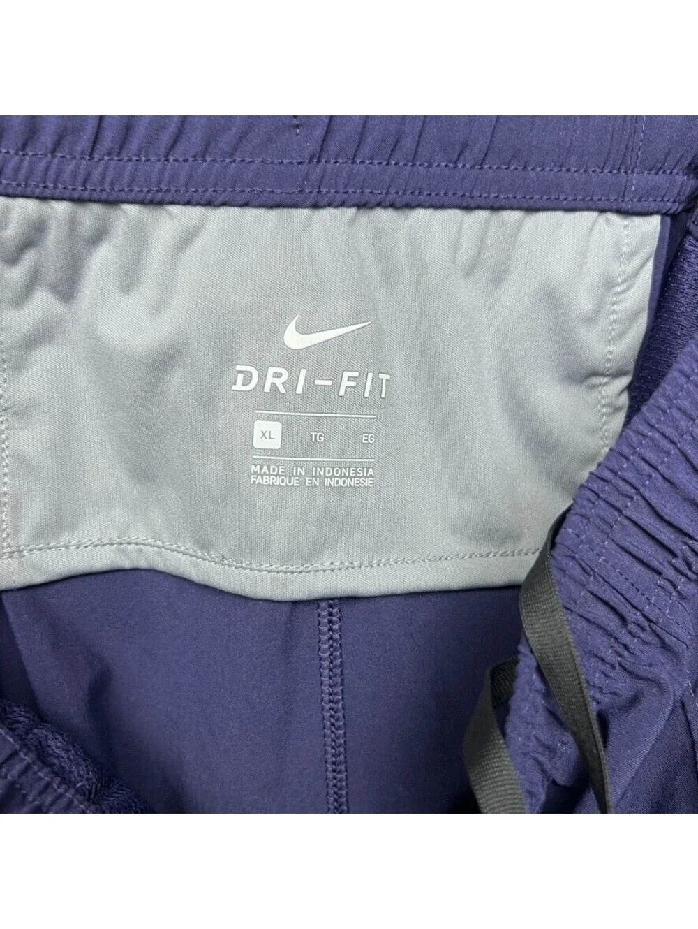 Nike XL Dri-FIT Woven Running Pants Obsidian Blue Stride Tapered Track Pants
